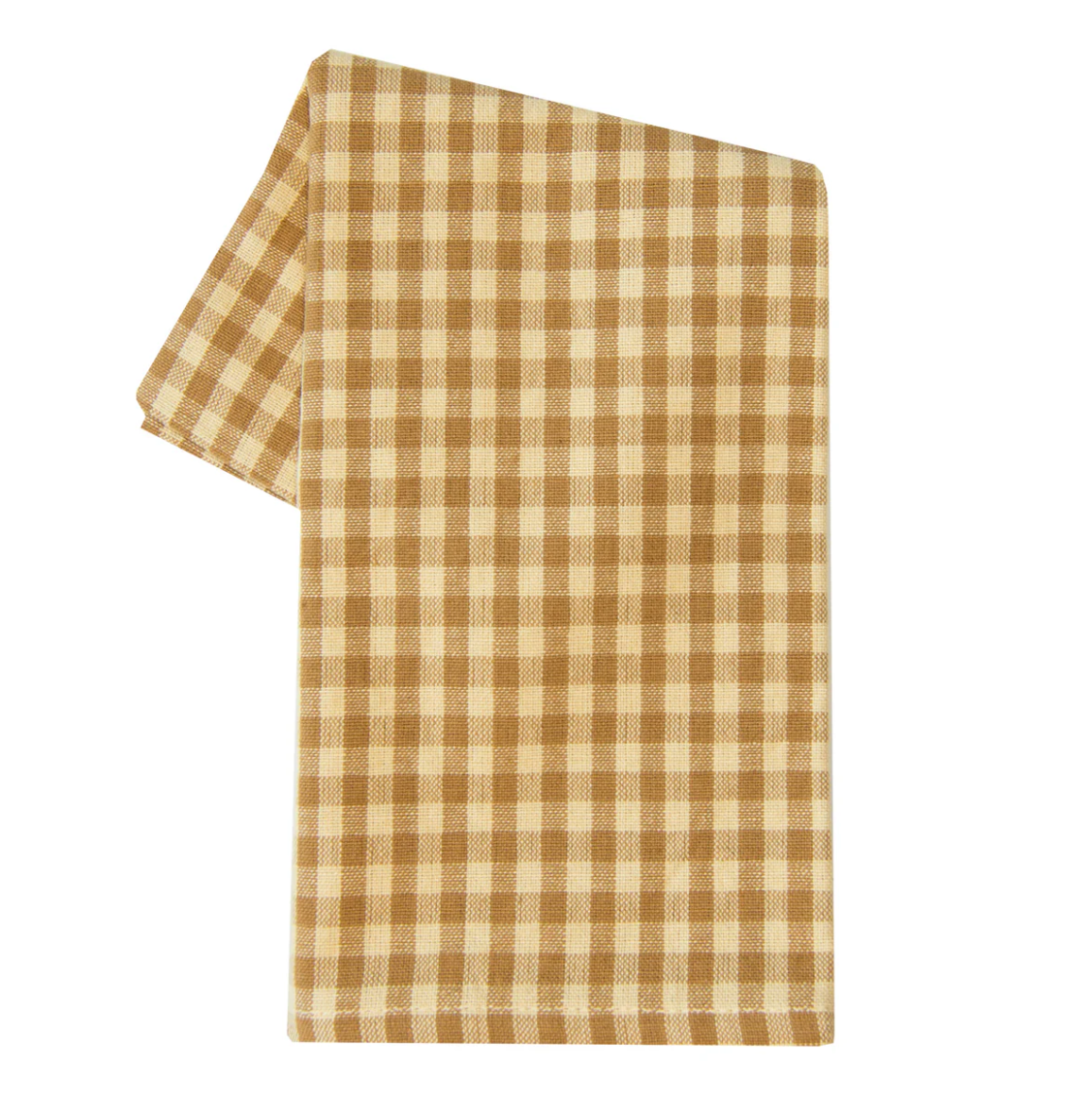 Tea Towel Country Plaid Mustard/Dijon