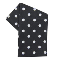 Tea Towel Polka Dots Black