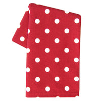 Tea Towel Polka Dot Bright Red