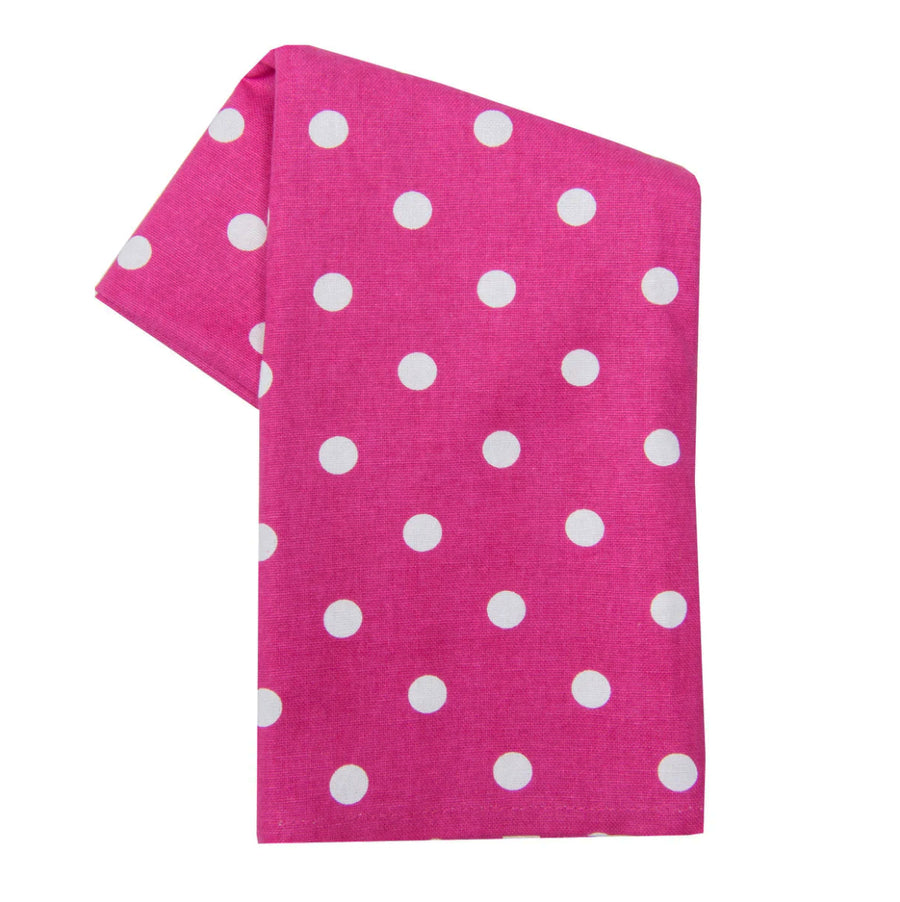 Tea Towel Polka Dot Pink