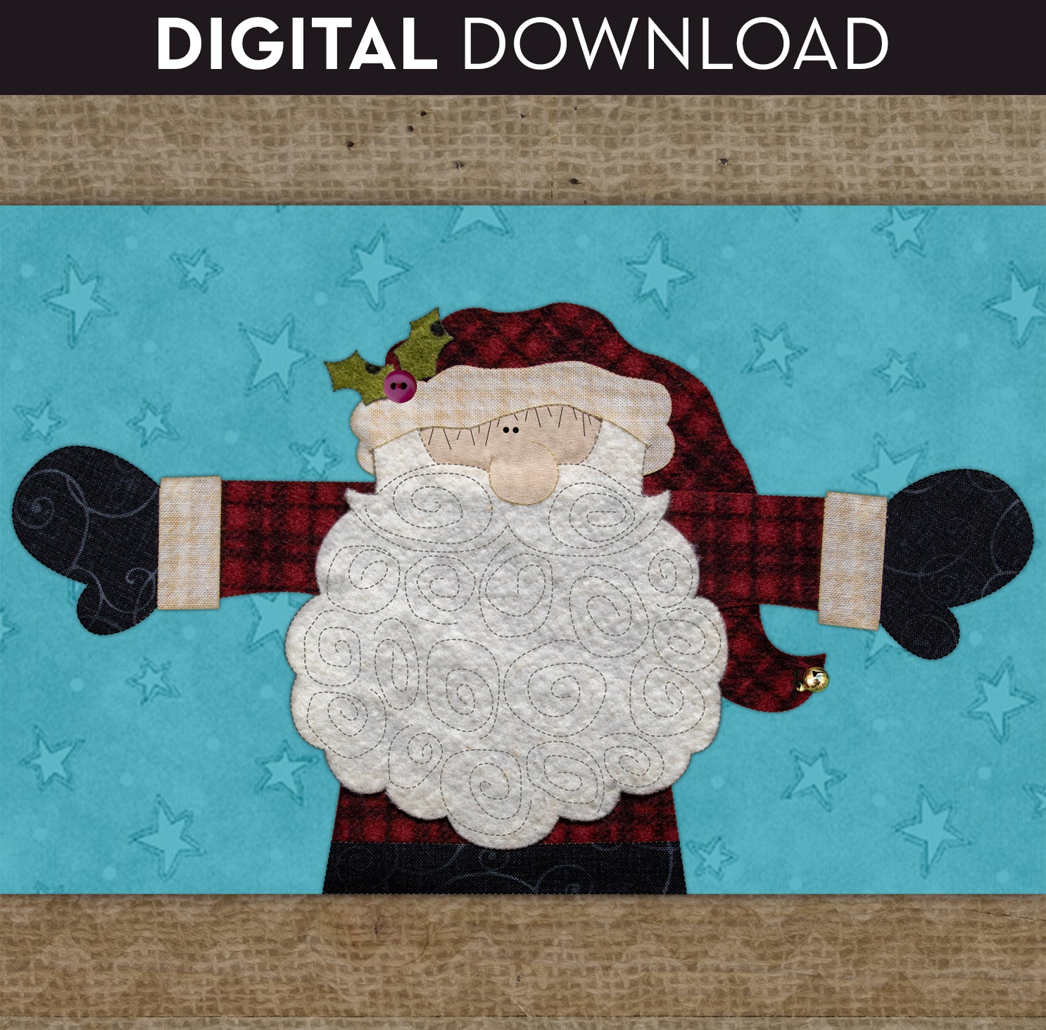 Kris Kringle Applique