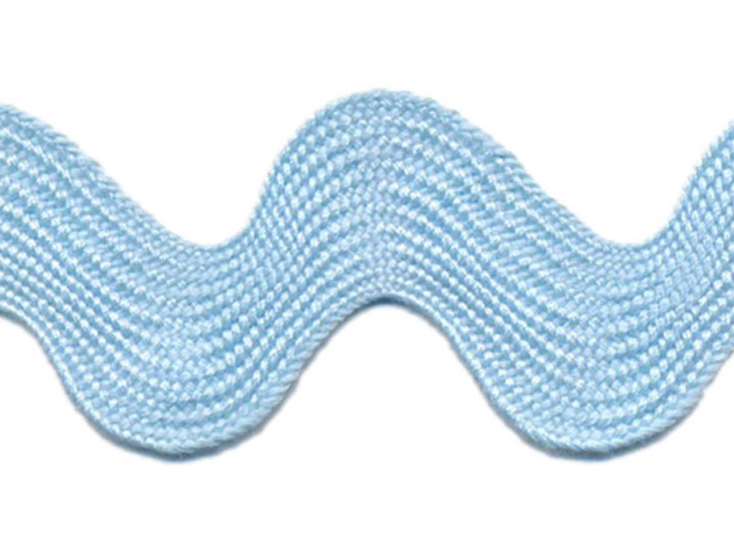 Jumbo Ric Rac Light Blue - 1 yd Cut