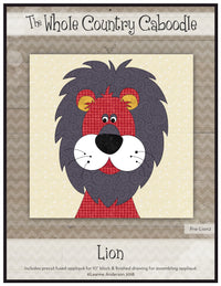 Lion Head Applique