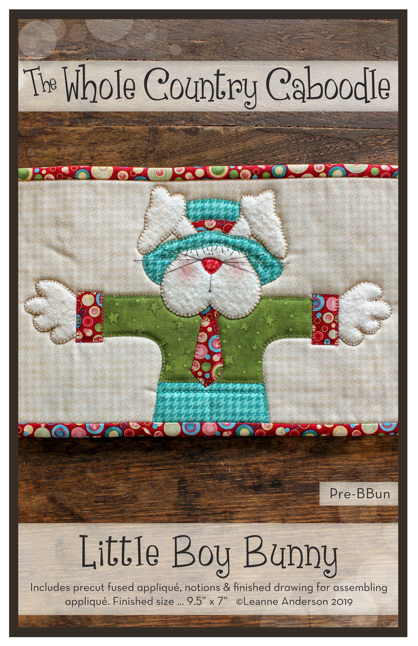 Little Boy Bunny Applique