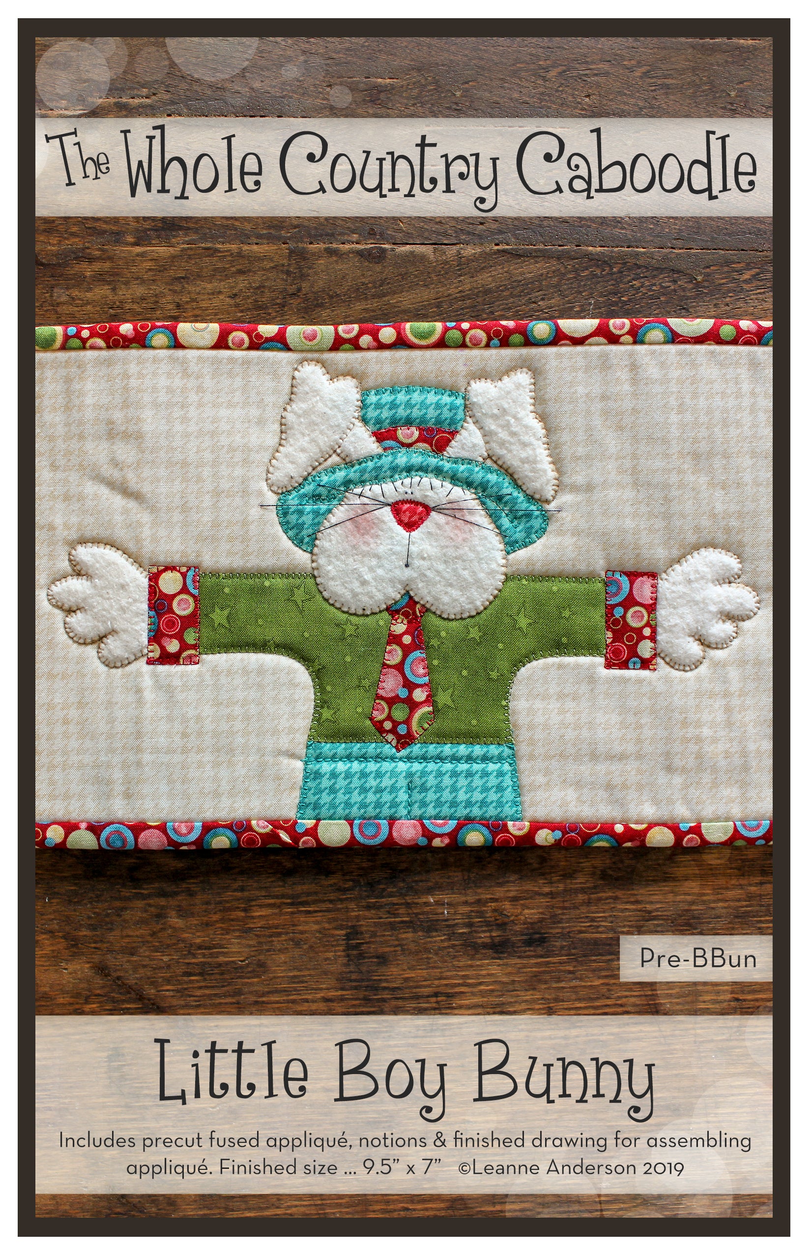 Little Boy Bunny Applique