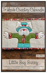 Little Boy Bunny Applique