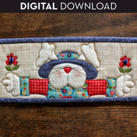 Little Girl Bunny Applique