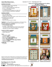 Llama Pillow Wrap & Cover Kit