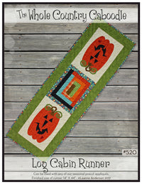 Log Cabin Runner (Applique not included)