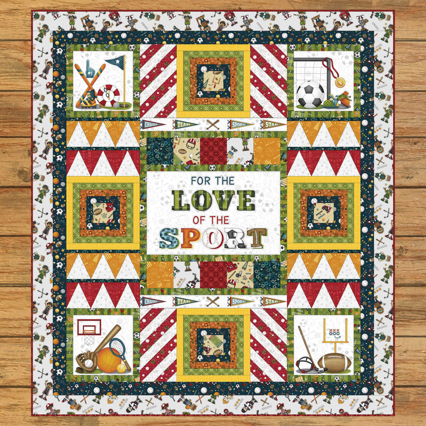 Love of the Sport Quilt Kit