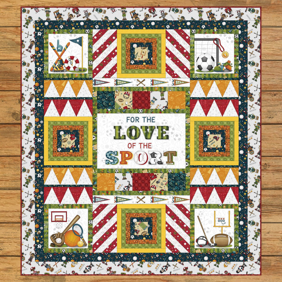 Love of the Sport Quilt Kit