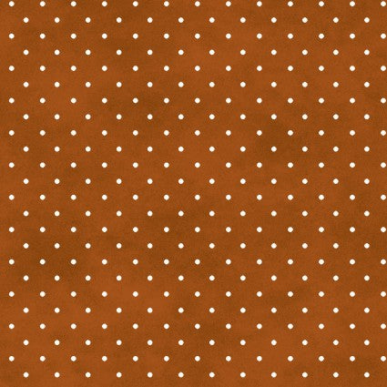 MAS609-O2 Burnt Orange Dots || Beautiful Basics