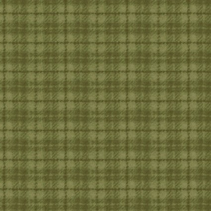 MASF18502 Green Plaid || Woolies Flannel