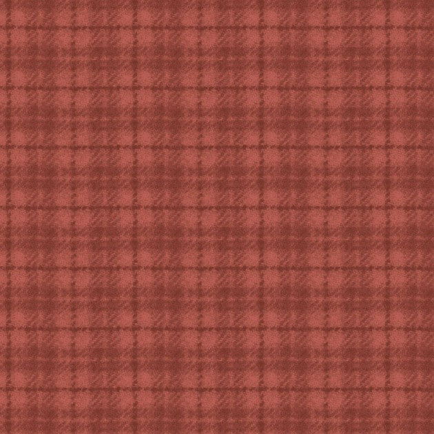 MASF18502 Red-Orange Plaid || Woolies Flannel