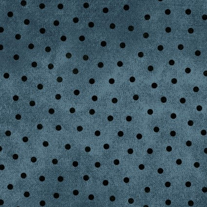 MASF18506 Blue Polka Dots || Woolies Flannel