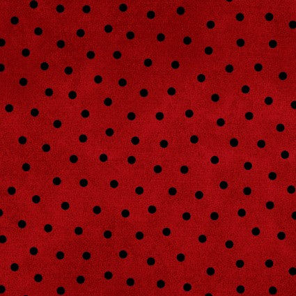 MASF18506 Red Polka Dots || Woolies Flannel