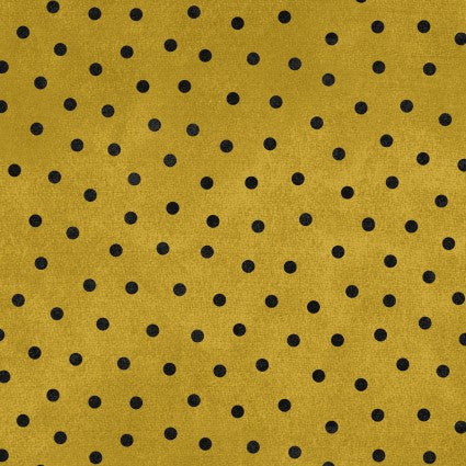 MASF18506 Yellow Polka Dots || Woolies Flannel