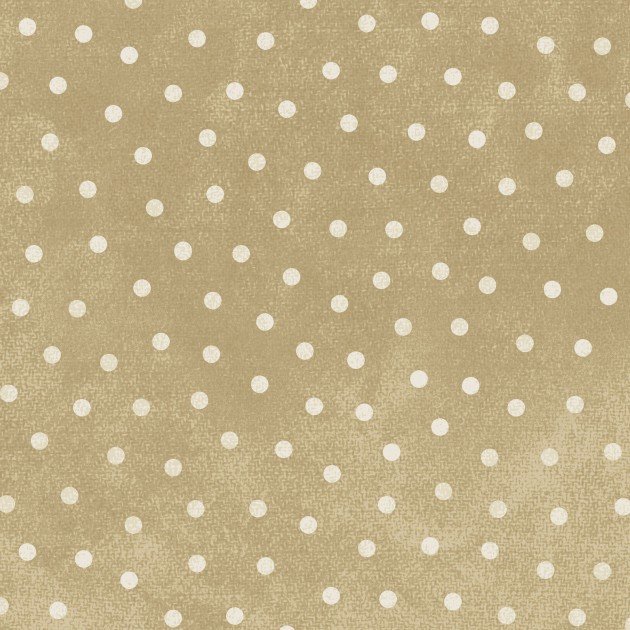 MASF18506 Tan Polka Dots || Woolies Flannel