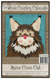 Maine Coon Cat Applique