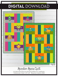 Monster Mania Quilt Pattern