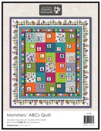 Monsters' ABCs Quilt Pattern