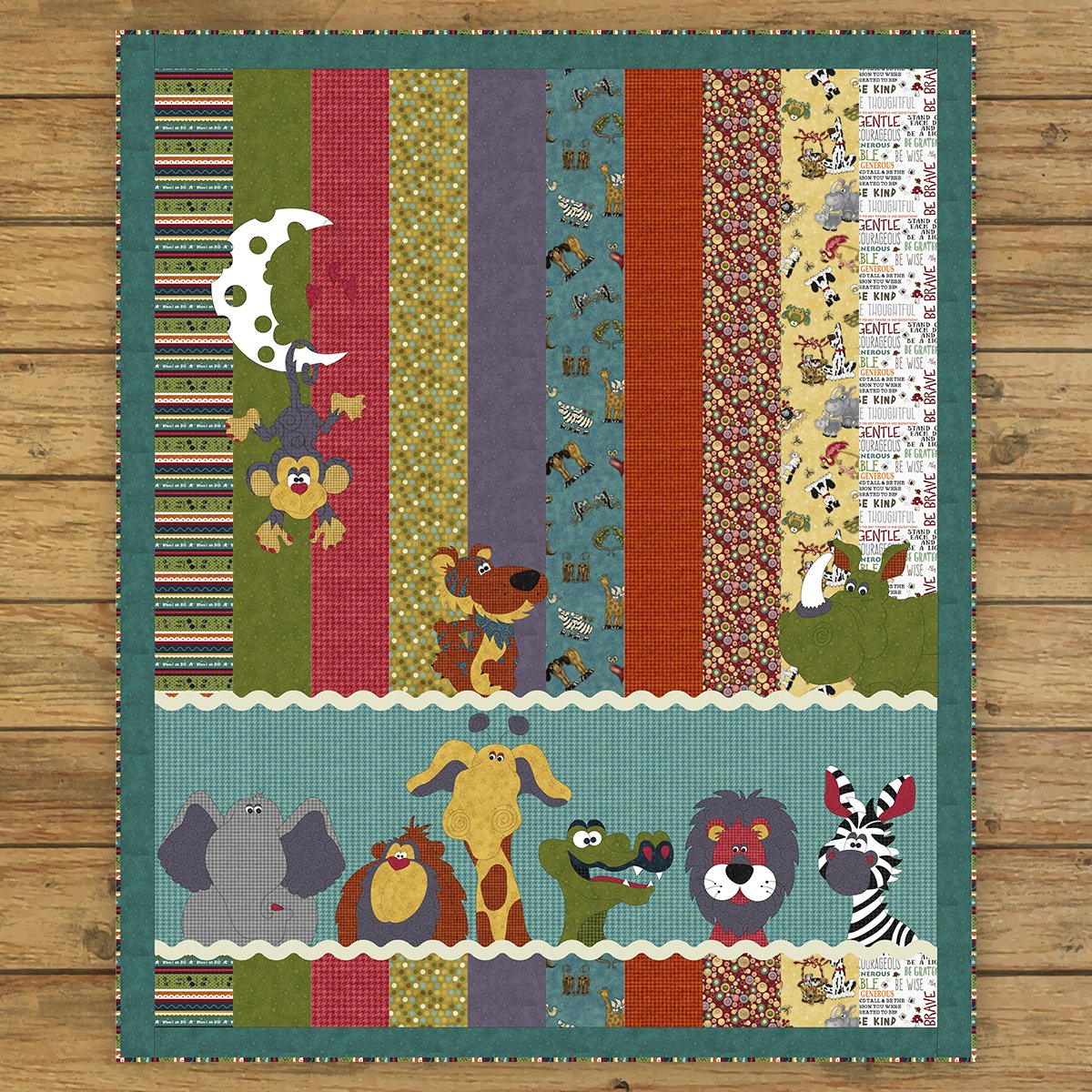 Moon & Back Critter Quilt Kit