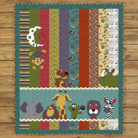 Moon & Back Critter Quilt Kit