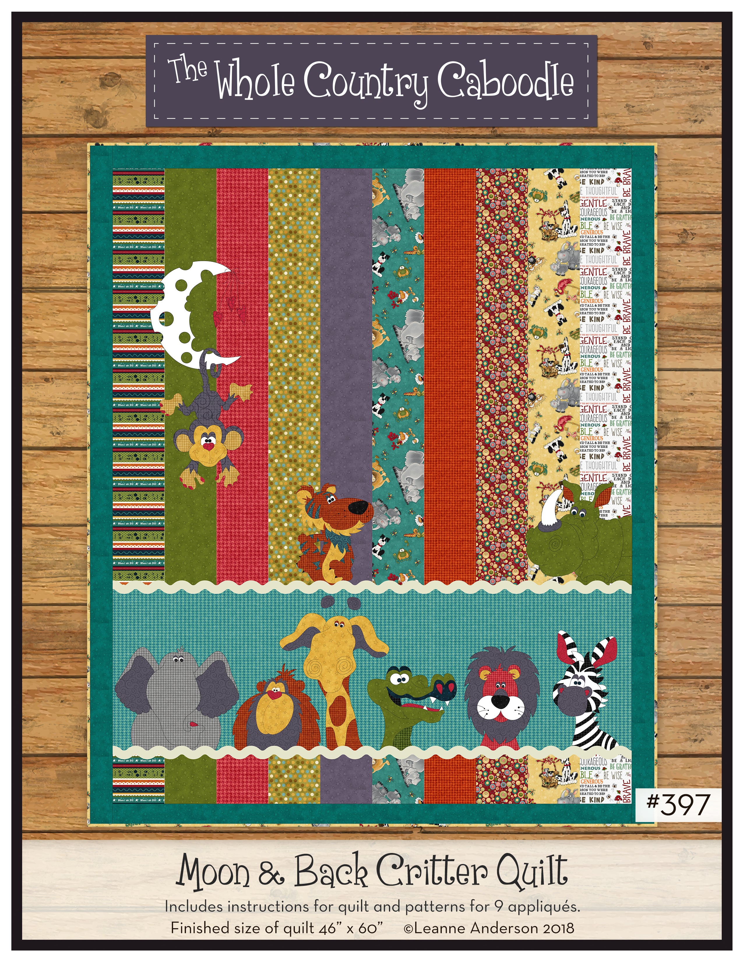 Moon & Back Critter Quilt