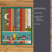 Moon & Back Critter Quilt Kit