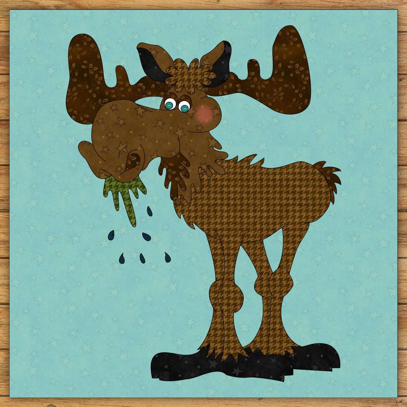 Moose Applique Applique