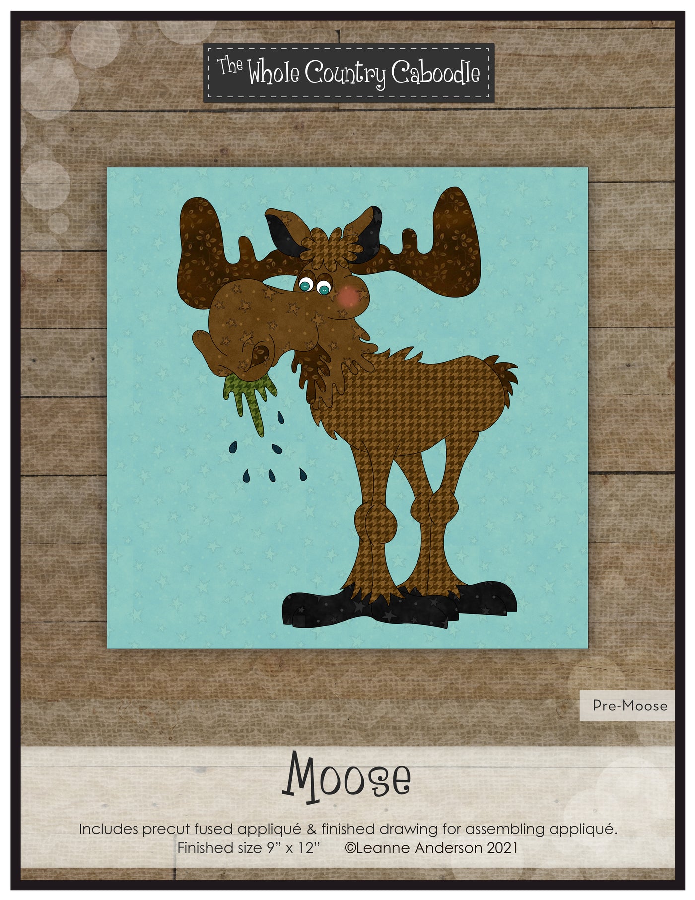Moose Applique Applique