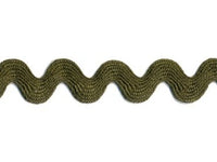 Large Moss Ric Rac - 1 yd Cut