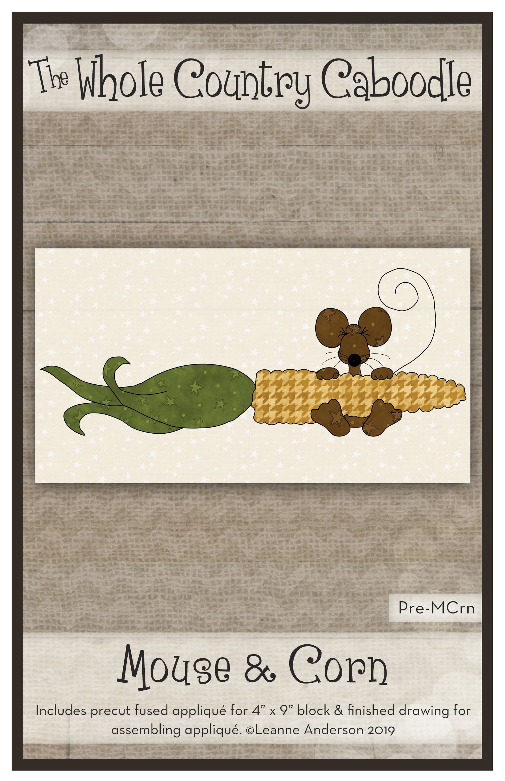 Mouse & Corn Applique