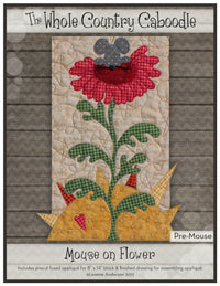 Mouse On Flower Applique