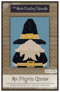 Mr. Pilgrim Gnome Applique