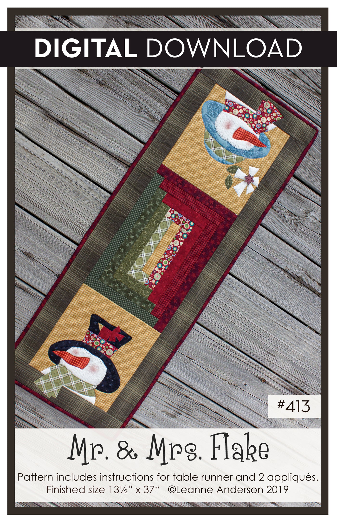 Mr & Mrs Flake - Pattern