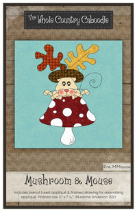 Mushroom & Mouse Applique