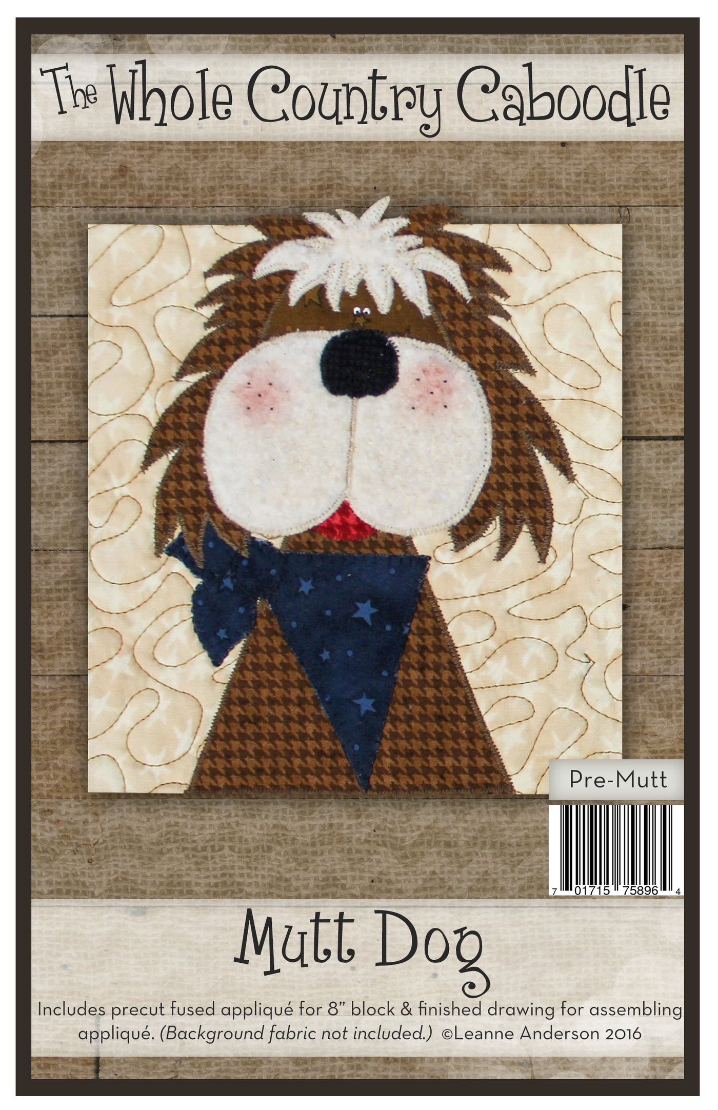 Mutt Dog Applique