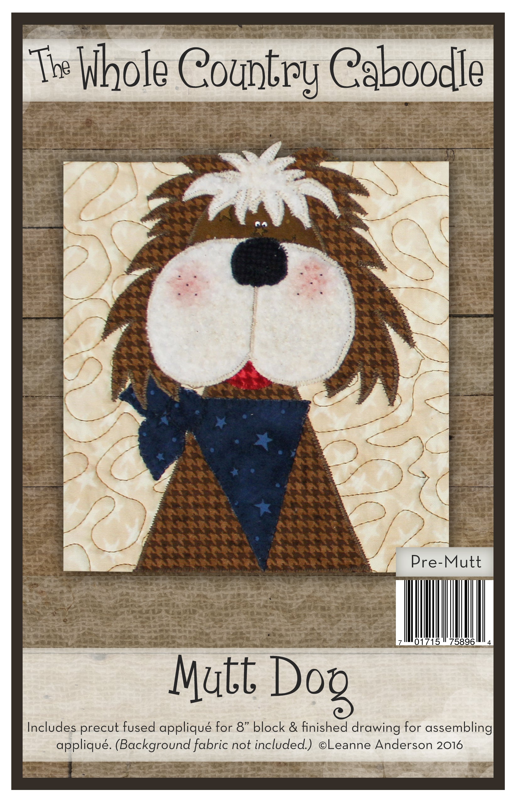 Mutt Dog Applique