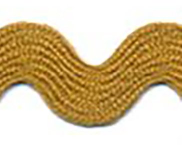 Jumbo Ric Rac Khaki - 1 yd Cut