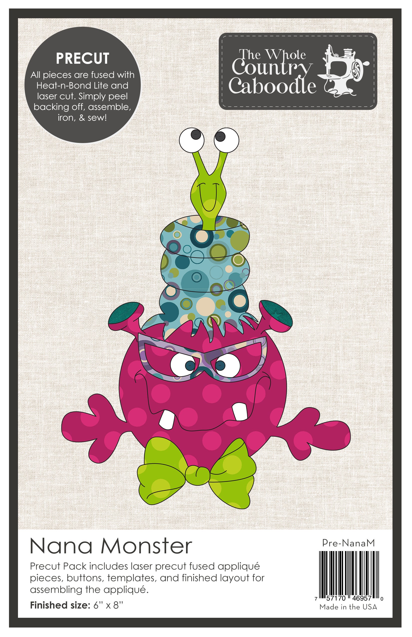 Nana Monster Applique