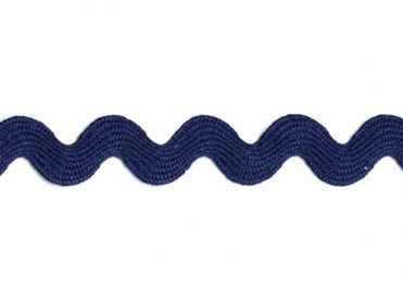 Large Navy Ric Rac - 1 yd Cut