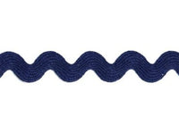 Large Navy Ric Rac - 1 yd Cut