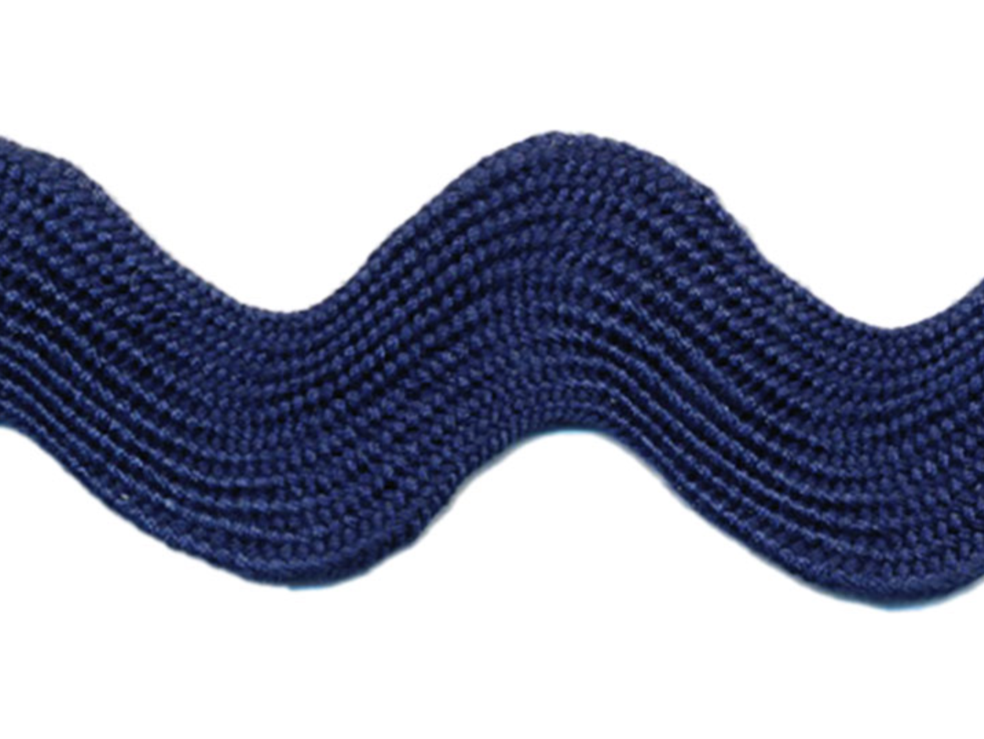 Jumbo Ric Rac Navy - 1 yd Cut
