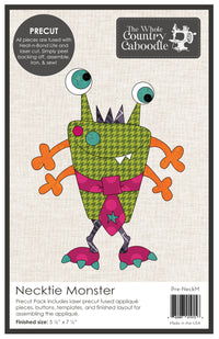 Necktie Monster Applique