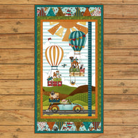 Next Stop is Home Growth Chart Quilt Kit