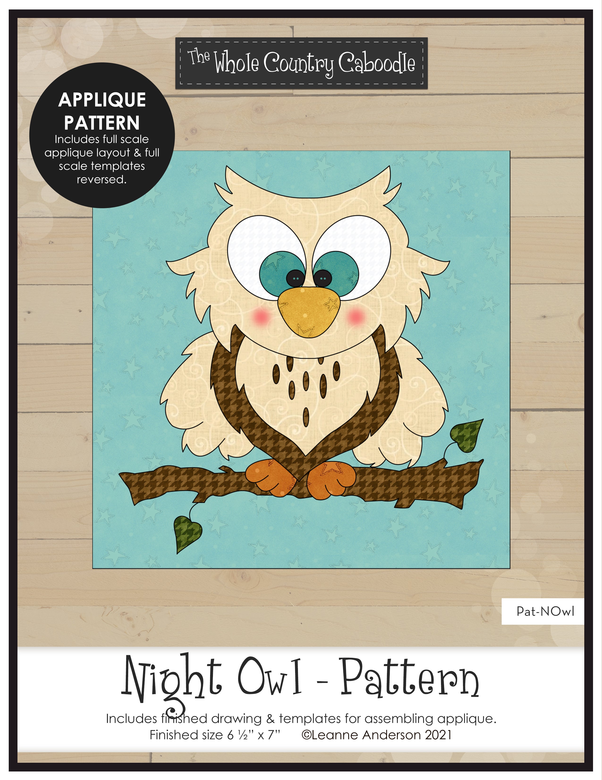 Night Owl Applique