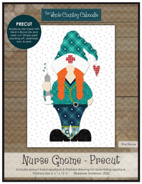 Nurse Gnome Applique