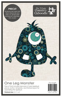 One Leg Monster Applique