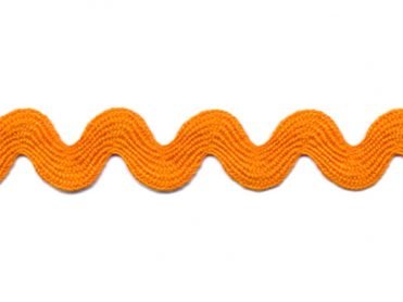 Large Orange Ric Rac - 1 yd Cut